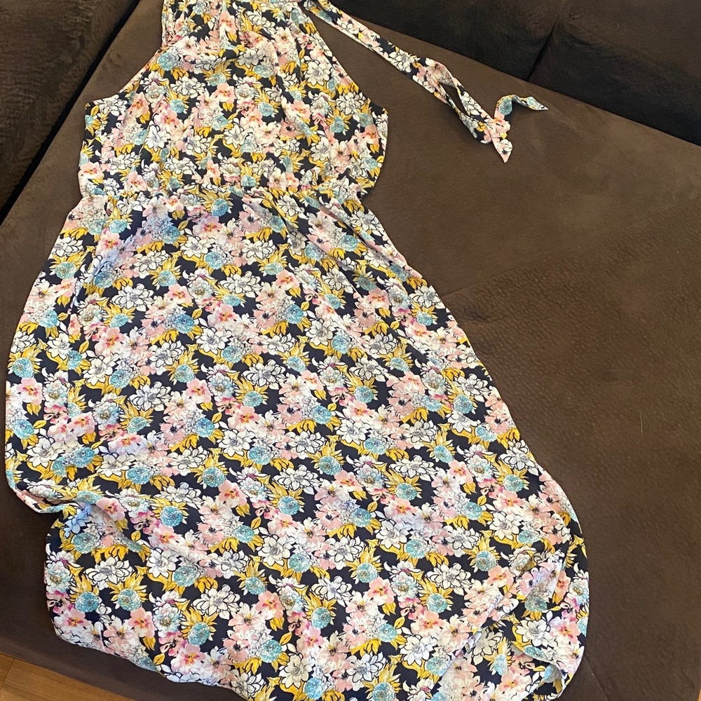 Maison Jules Multicolor Floral Dress